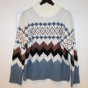 Joseph A. Aztec sweater (women’s L) (NWOT)